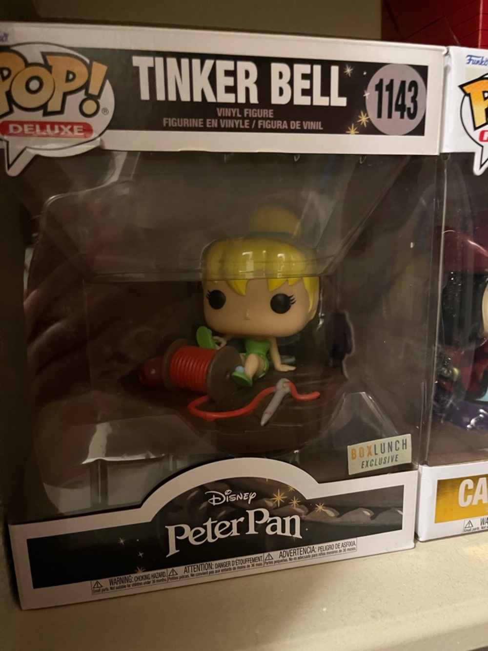 Funko Tinker Bell Vinyl Figure with Green Dress and Yellow Hair